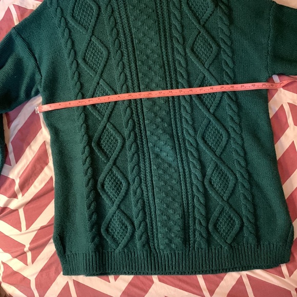 COPY - NWT Land’s End Women’s Turtleneck Pullover Green Sweater Size XL - Picture 4 of 6